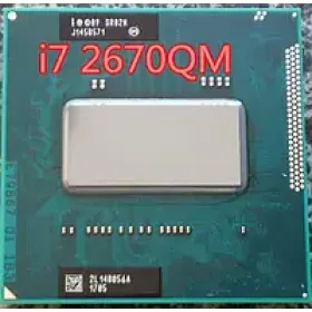 Intel Core i7 2670QM SR02N 3.10GHz/6M/45W Socket G2 чотириядерний процесор для ноутбука