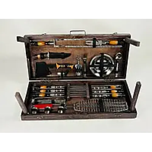 Набори шампурів для шашлику в кейсі Набір Шампура на подарунок Grill Master